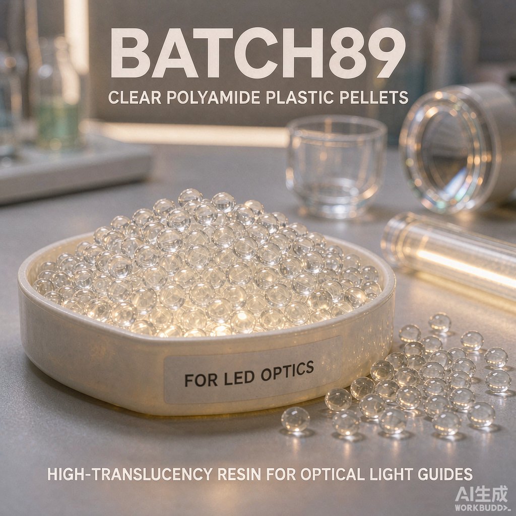 Transparent Nylon Plastic Pellets for LED Optics and Light Guides: Optical and Moldability Trade-offs