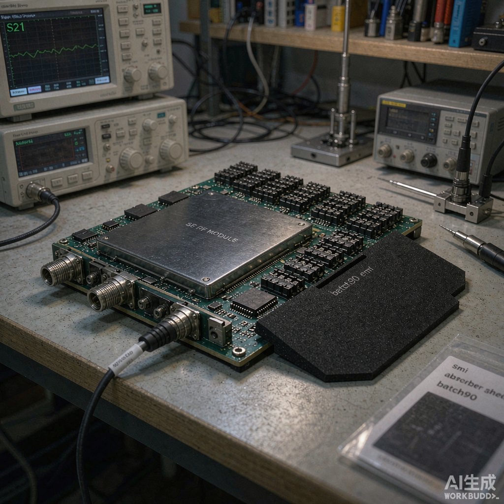 EMI Absorber Sheets for Near-Field Noise Suppression in 5G and IoT